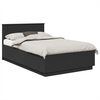 vidaXL Struttura del letto Nero 135 x 190 cm Legno ingegnerizzato