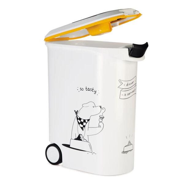 Curver Contenitore Cibo per Cani Dinner is Served con Ruote 54L