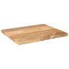 vidaXL Piano per Tavolo 60x50x3,8 cm Rettangolare Legno Massello Mango