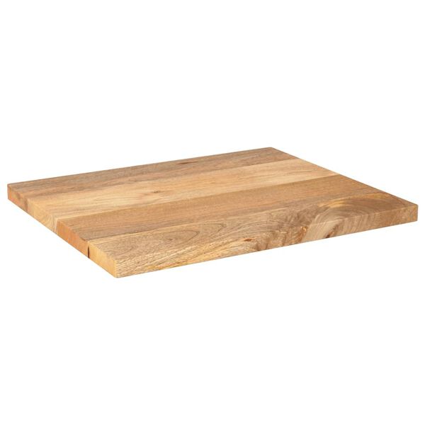 vidaXL Piano per Tavolo 60x50x3,8 cm Rettangolare Legno Massello Mango