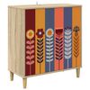 vidaXL Credenza ESSEN Sonoma 69 x 33 x 75 cm Legno ingegnerizzato