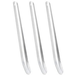 vidaXL Raschietti per Sudore Cavallo 3 pz Argento in Alluminio