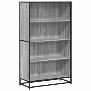 vidaXL Libreria Grigio Sonoma 80,5x35x139 cm in Truciolato
