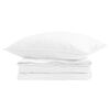 vidaXL Duvet 2-in-1 con cuscino 2 pcs Bianco Piuma d'anatra