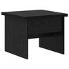 vidaXL Tavolino da salotto Rovere Nero 55 x 54,5 x 45 cm