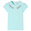 vidaXL Maglietta da Bambina Acqua Chiaro 128