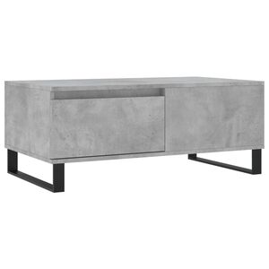 vidaXL Tavolino Salotto Grigio Cemento 90x50x36,5 cm Legno Multistrato
