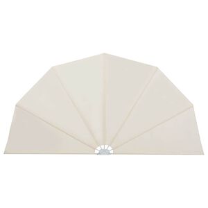 vidaXL Tenda Laterale per Terrazza Pieghevole Crema 160 cm