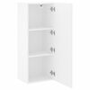 vidaXL Mobile TV a Parete Bianco 40,5x30x102 cm in Legno Multistrato