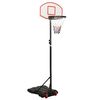vidaXL Supporto per Pallacanestro Bianco 216-250 cm Polietilene