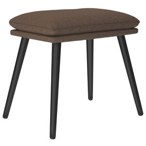 vidaXL Poggiapiedi Tortora 45x29,5x35 cm in Tessuto