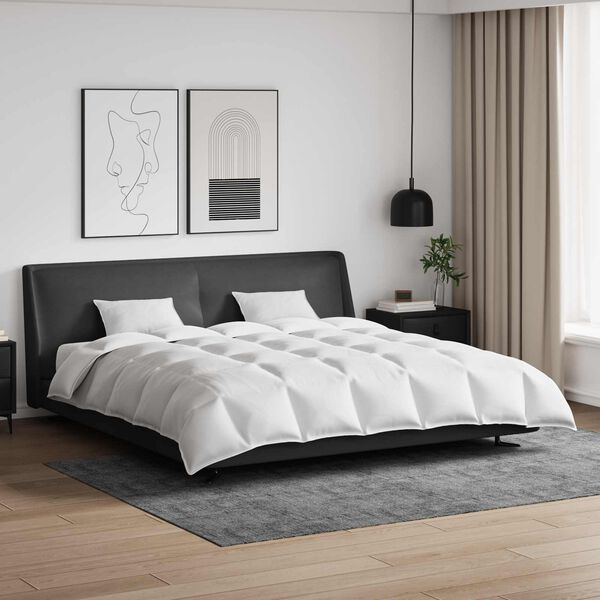 vidaXL Set di Piumoni con cuscino 3 pcs Bianco Piuma d'anatra