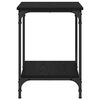 vidaXL Tavolino da salotto Rovere Nero 40 x 40 x 55 cm