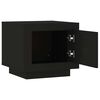 vidaXL Tavolino da Salotto Nero 51x50x45 cm in Legno Multistrato