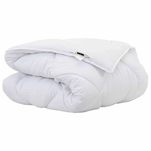 vidaXL Duvet Invernale Bianco 240 x 222 x 5 cm Poliestere