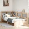 vidaXL Letto Libreria senza Materasso 90x200 cm Legno Massello Pino