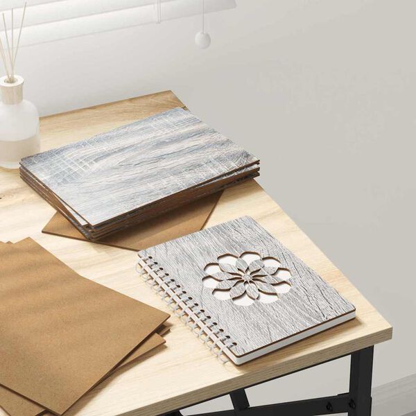 vidaXL Pannelli decorativi 150 pcs Grigio Sonoma 15 x 21 x 0.27 cm