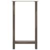vidaXL Gambe per tavolo da bar in acciaio naturale 2 pz 50x(90-91) cm in acciaio