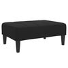 vidaXL Poggiapiedi Nero 77x55x31 cm in Tessuto