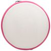 vidaXL Tappetino Ginnastica Gonfiabile con Pompa 100x100x20cm PVC Rosa
