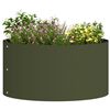 vidaXL Vaso da giardino Verde oliva 40 x 40 x 20 cm