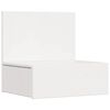 vidaXL Comodino Bianco 42 x 32,5 x 40 cm Legno di pino massello