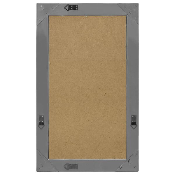 vidaXL Specchio da Parete Stile Barocco 50x80 cm Nero