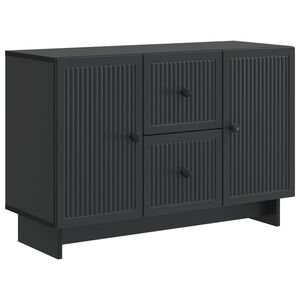 vidaXL Credenza Nero 89 x 34,5 x 60 cm Legno ingegnerizzato