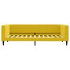 vidaXL Divano Letto con Materasso Giallo 90x200 cm in Velluto