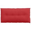 vidaXL Cuscino per Schiena Rosso 100 x 19 x 50 cm Tessuto