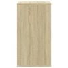 vidaXL Cassettiera Angolare Rovere Sonoma 60x41x76cm Legno Multistrato