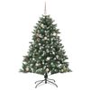 vidaXL Albero di Natale artificiale con 150 LED Verde 150 cm