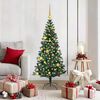 vidaXL Albero di Natale artificiale con luci integrate Verde 150 cm