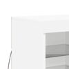 vidaXL Credenza con Luci LED Bianca 41x37x67 cm