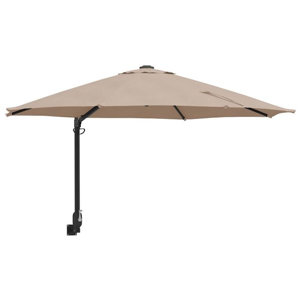 vidaXL Ombrello da giardino Talpa 248 x 248 x 148 cm