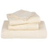 vidaXL Set Asciugamani 6 pz FROGN Crema 100% Cotone