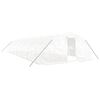 vidaXL Serra con Telaio in Acciaio Bianco 70 m&sup2; 14x5x2,3 m