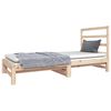 vidaXL Dormeuse Estraibile 2x(90x190) cm Legno Massello di Pino