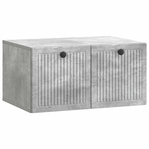 vidaXL Mobile Porta TV da Muro Grigio Cemento 59,5 x 41 x 30 cm