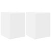 vidaXL Mobile TV da parete 2 pcs Bianco 30 x 31 x 40 cm