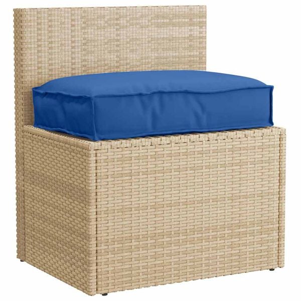 vidaXL Cuscino Blu Reale 60 x 40 x 8 cm Tessuto Oxford