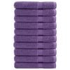 vidaXL Asciugamani Premium SOLUND 10 pz Viola 100x200 cm 600 g/m&sup2;