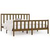 vidaXL Giroletto ambra in Legno Massello 180x200 cm Super King