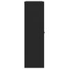 vidaXL Armadio Classificatore Nero 90x40x140 cm in Acciaio