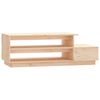 vidaXL Tavolino da Salotto 120x50x40,5 cm in Legno Massello di Pino
