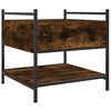 vidaXL Tavolino da Salotto Rovere Fumo 50x50x50 cm Legno Multistrato