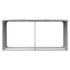 vidaXL Capannone da Giardino in Acciaio Zincato 330x92x153cm Grigio