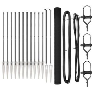 vidaXL Palo della recinzione Grigio