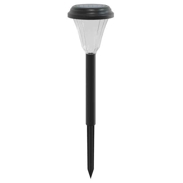 vidaXL Luci Solari per Percorsi con Picchetti 12 pz Bianche