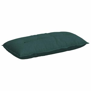 vidaXL Cuscino per Schiena Verde Scuro 100 x 19 x 50 cm Tessuto